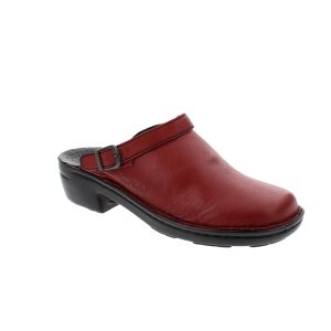 Berwick upon Tweed-Lime Shoe Co-Ladies-Josef Seibel-clogs-Red-Slip on-buckle-non slip