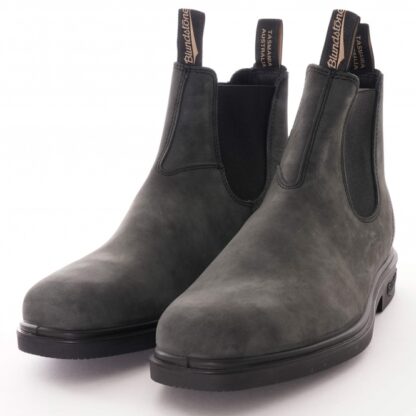 Berwick upon Tweed-Lime Shoe Co-Blundstone-Rustic Black-Pull on-finger tab-Unisex-chelsea boots