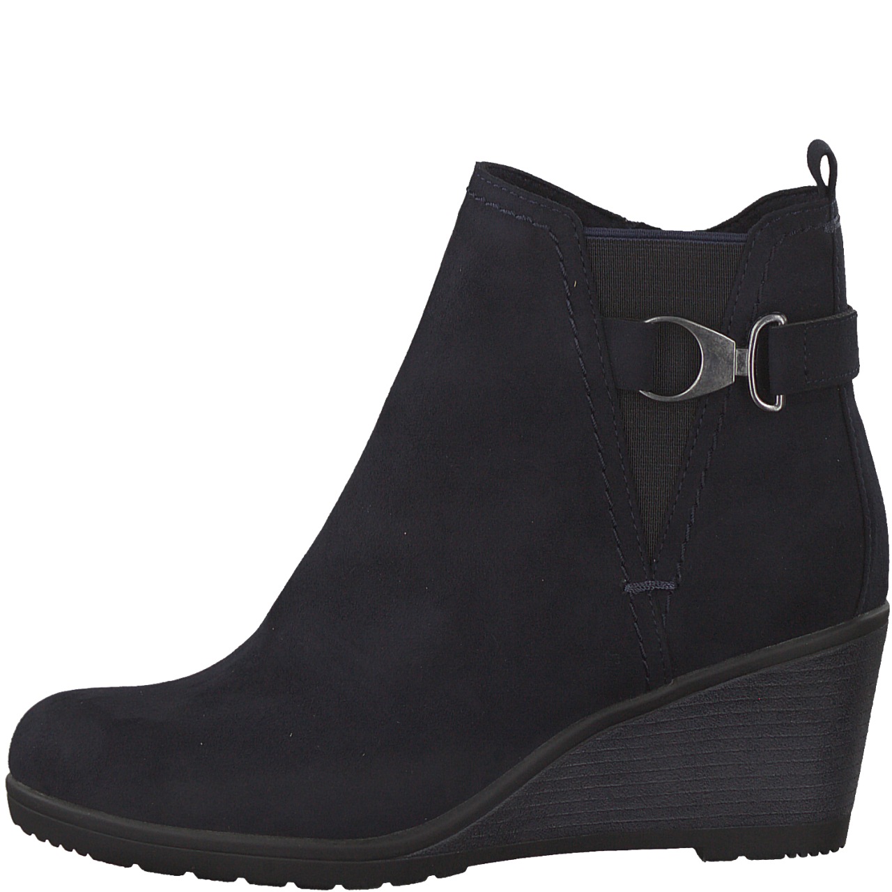 navy ankle boot