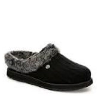 Berwick upon Tweed-Lime Shoe Co-Skechers-Bobs-Slippers-Keepsakes-Charcoal-comfort