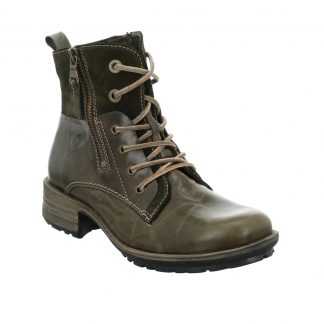 Berwick upon Tweed-Lime Shoe Co-Josef Seibel-Sandra 91-Green-Ankle Boot-Winter-comfort