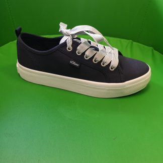 Berwick upon Tweed-Lime Shoe Co-S.Oliver-navy-trainers-summer-laces-comfort