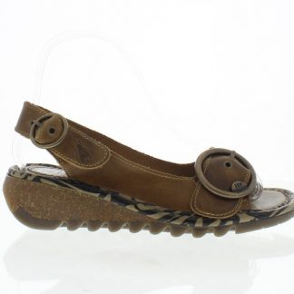 Berwick upon Tweed-Lime Shoe Co-Fly London-TRAM-brindle-brown-leather-sandals-comfort