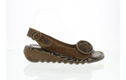 Berwick upon Tweed-Lime Shoe Co-Fly London-TRAM-brindle-brown-leather-sandals-comfort