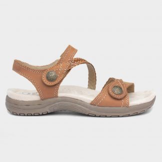 Berwick upon Tweed-Lime Shoe Co-Free Spirit-Walnut-brown-summer-sandals-comfort