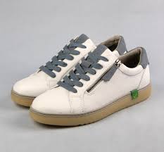 Berwick upon Tweed-Lime Shoe Co-Jana-white-denim blue-trainers-summer-comfort-23780-zip-laces