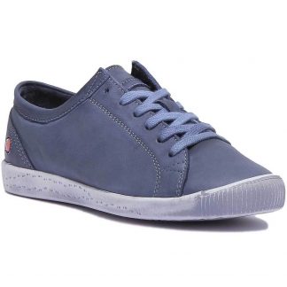 Softinos Women’s Isla Washed Leather Trainers