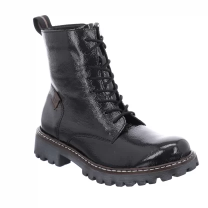 Berwick upon Tweed-Lime Shoe Co-Josef Seibel-Patent Leather-Black-autumn-winter-military style-comfort