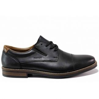Berwick upon Tweed-Lime Shoe Co-Rieker-13506-black-gents-shoes-laces-comfort