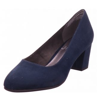 Berwick upon Tweed-Lime Shoe Co-Jana-Navy-Court Shoe-Block Heel-Synthetic-22468-Navy-comfort
