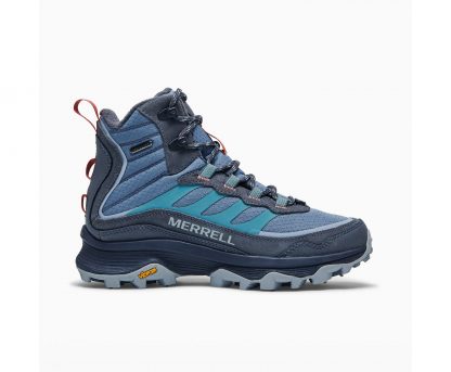Berwick upon Tweed-Lime Shoe Co-Merrell-Waterproof-Ankle Boots-J067016-Blue-Moab Speed