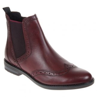 berwick upon tweed-lime shoe co-marco tozzi-leather-brogue-25365 41-side zip-autumn-winter-comfort