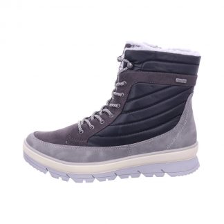 berwick upon tweed-lime shoe co-jana shoes-boots-snow boots-side zip-laces-graphite-26266 41-comfort-autumn-winter