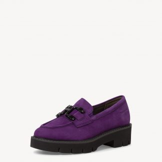berwick upon tweed-lime shoe co-tamaris comfort-purple-slip on-shoes-84704 41 580-autumn-winter-comfort-wider fit