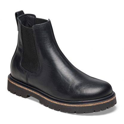 berwick upon tweed-lime shoe co-Birkenstock-Highwood-1025791-black-chelsea boots-pull on-leather-comfort-autumn-winter