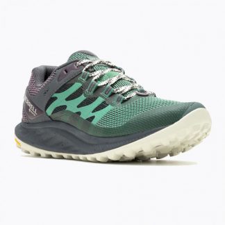 berwick upon tweed-lime shoe co-merrell-J067818-pine green-trainers-laces-goretex-comfort