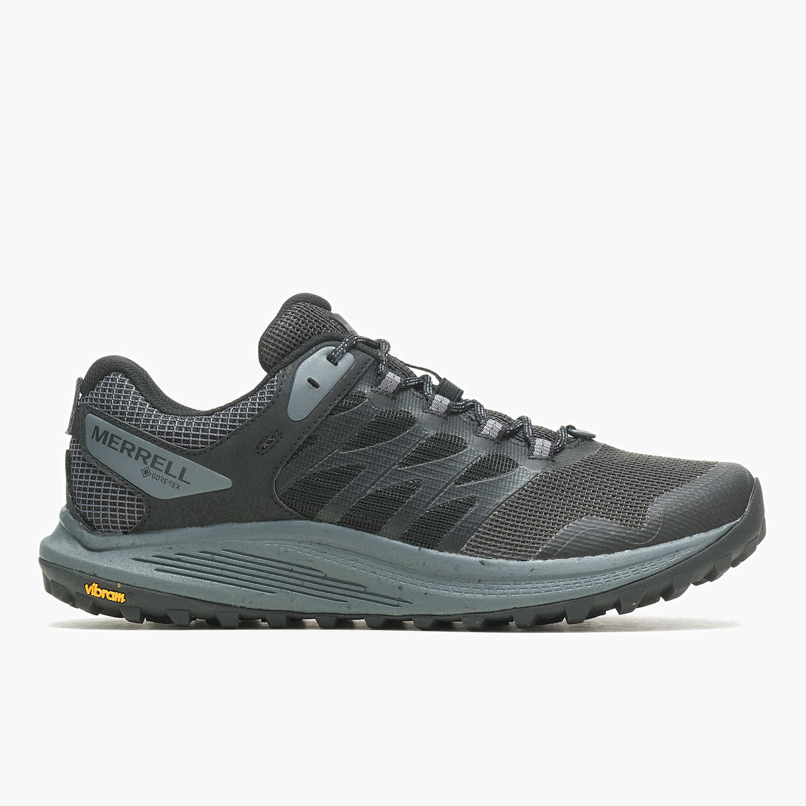 Merrell black trainers sale