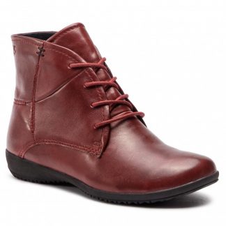 berwick upon tweed-lime shoe co-josef seibel-Naly09-red-carmin-ankle boots-laces-comfort-autumn-winter