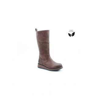 berwick upon tweed-lime shoe co-heavenly feet-Robyn4-brown-mid calf boots-comfort-side zip-autumn-winter
