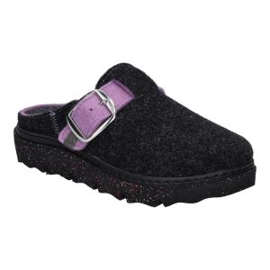 berwick upon tweed-lime shoe co-westland-ladies-mules-slippers-anthracite-multi-comfort