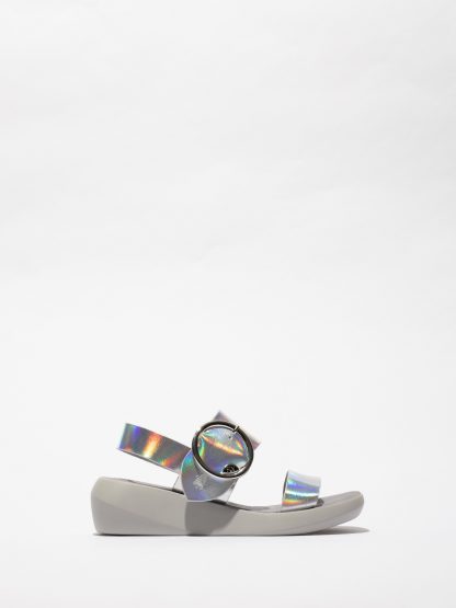 berwick upon tweed-lime shoe co-fly london-Bani-Silver-mirror-buckle-comfort-summer-spring-sandals-leather