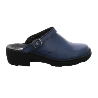 Berwick upon Tweed-Lime Shoe Co-Ladies-Josef Seibel-clogs-blue-Slip on-buckle-non slip