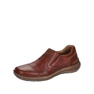 berwick upon tweed-lime shoe co-rieker-brown-leather-mens-slip on shoes-03056 24-summer-comfort