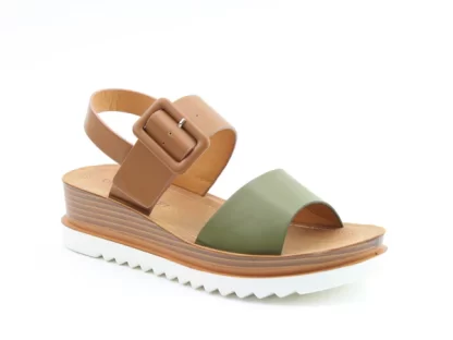 berwick upon tweed-lime shoe co-heavenly feet-vegan-Pistachio-Tan-Khaki-sandals-comfort-buckle-summer