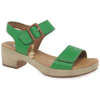 berwick upon tweed-lime shoe co-remonte-green-sandals-summer-d0n52 52-comfort-velcro
