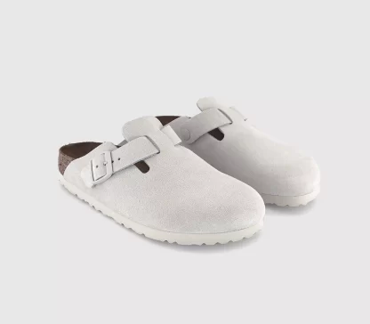 berwick upon tweed-lime shoe co-birkenstock-Boston-Antique white-comfort-summer-buckle