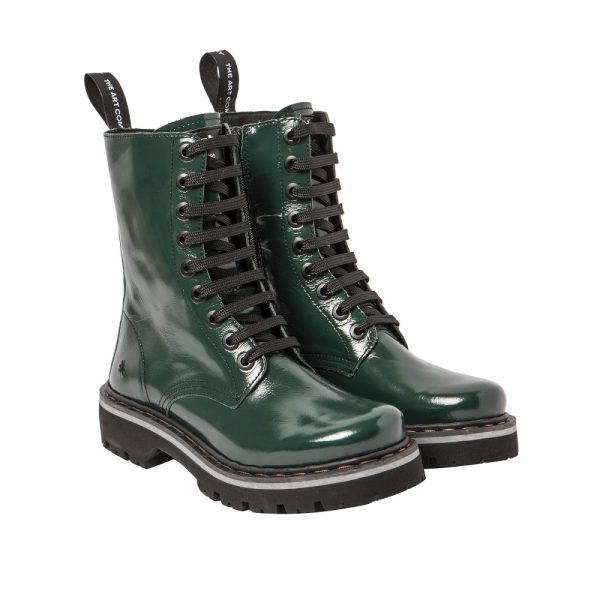 berwick upon tweed-lime shoe co-the art company-1167-nappa-shiny-jungle-marina-side zip-laces-comfort-autumn-winter