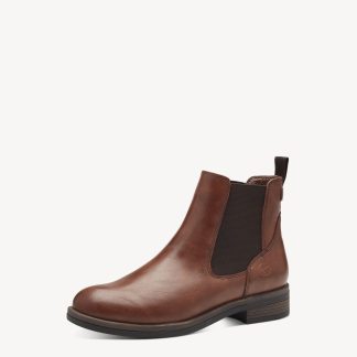 berwick upon tweed-lime shoe co-tamaris-cognac-ankle boots-chelsea-pull on-comfort-autumn-winter