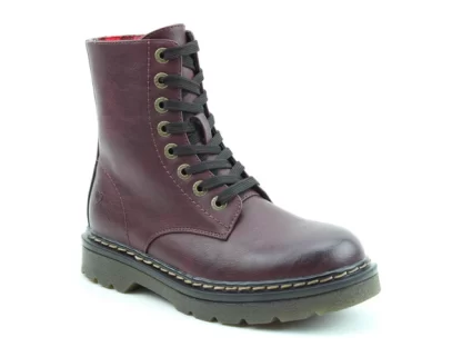 berwick upon tweed-lime shoe co-heavenly feet-Justina2-burgundy-laces-side zip-comfort-autumn-winter