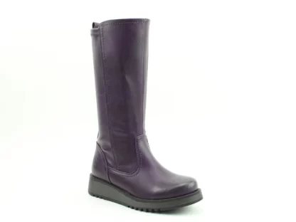 berwick upon tweed-lime shoe co-heavenly feet-luna-purple-tall boots-autumn-winter-comfort-side zip