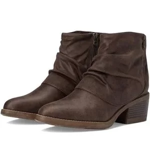 berwick upon tweed-lime shoe c0-blowfish-cofmort-ladies-ankle boots-dark brown-side zip-vegan-autumn-winter