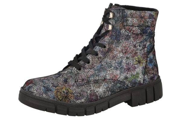 berwick upon tweed-lime shoe co-db shoes-pershore-black-floral-side zip-waterproof-autumn-winter-laces-comfort