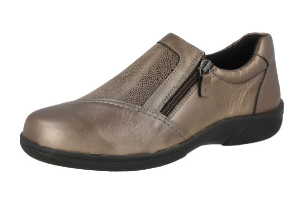 berwick upon tweed-lime shoe co-db shoes-woodlands-old gold-shoes-leather-ladies-side zip-comfort-autumn-winter