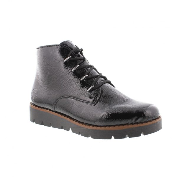 berwick upon tweed-lime shoe co-rieker-ladies-patent-black-laces-44902-comfort-autumn-winter