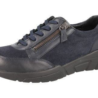 berwick upon tweed-lime shoe co-db shoes-Granby-navy-side zip-wider fit-autumn-winter-laces-comfort