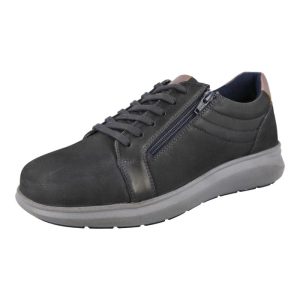 berwick upon tweed-lime shoe co-db shoes-wider fit-2V-navy-mens-Orion-side zip-laces-comfort-autumn-winter